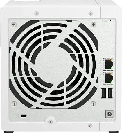 Сетевое хранилище NAS Qnap D4 REV. C 4-bay настольный Cortex-A55 RK3568B2, белый - фото 2