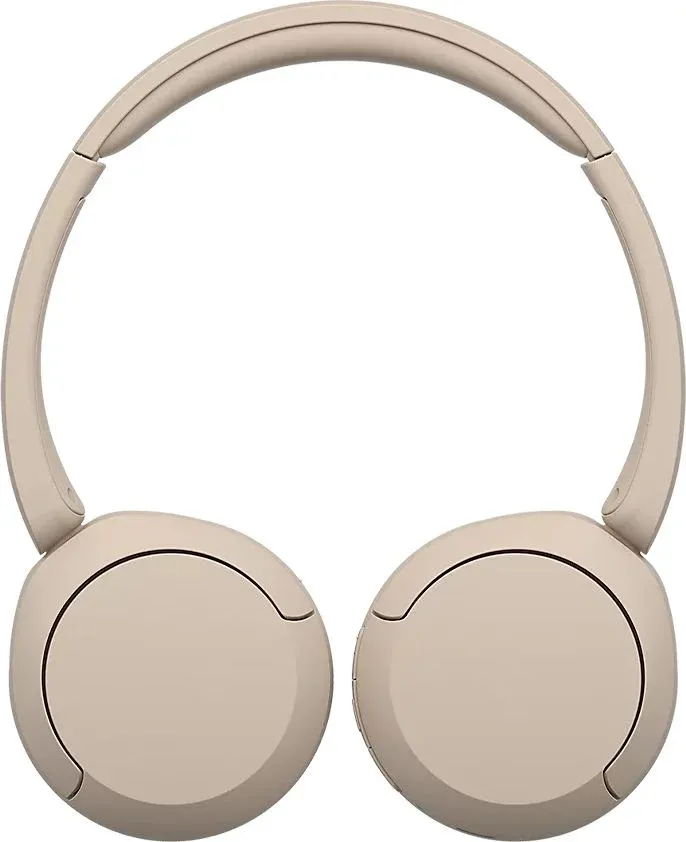 Гарнитура накладные Sony WH-CH520 бежевый беспроводные bluetooth оголовье WH-CH520/C - фото 6