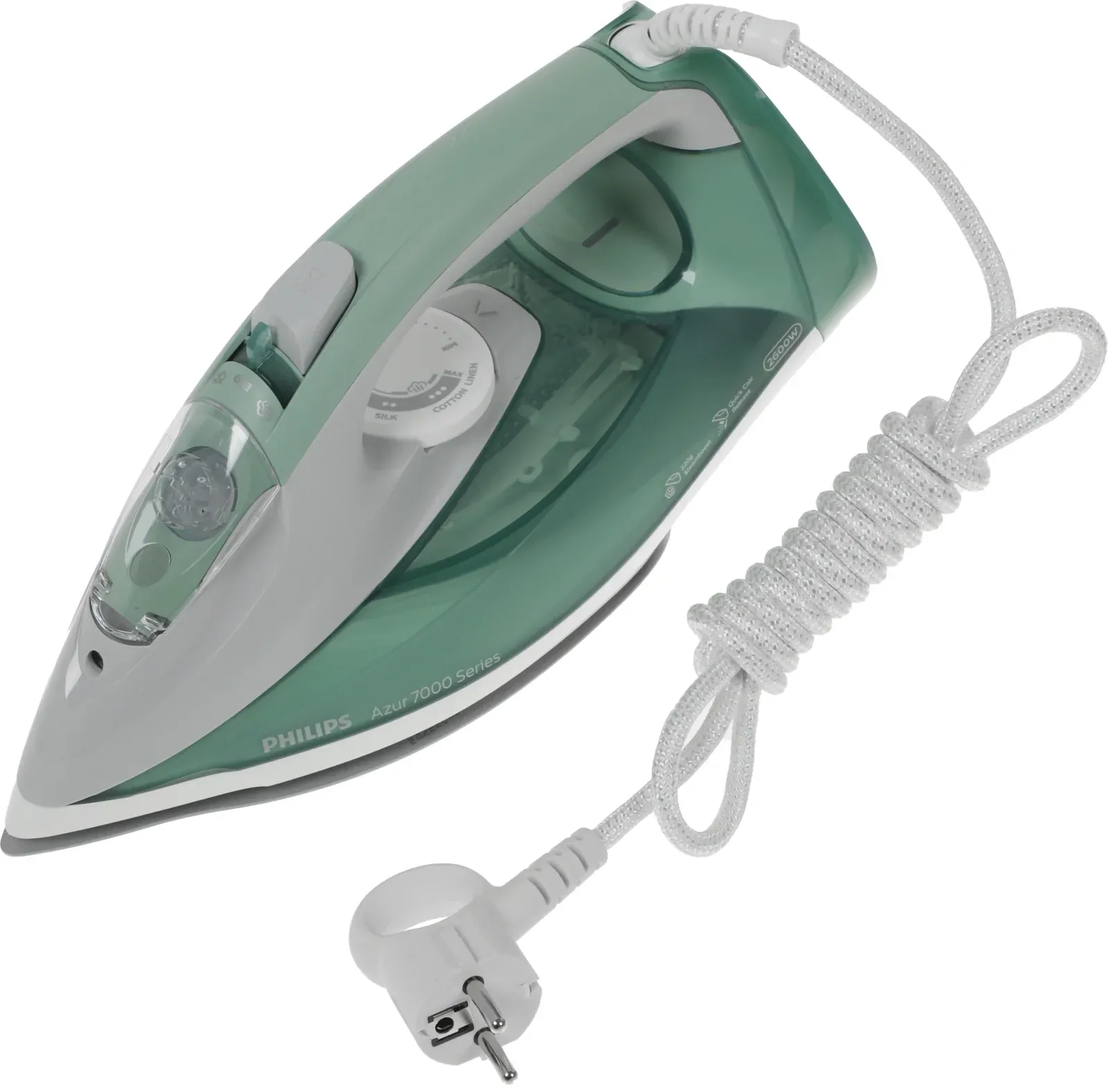 Утюг Philips DST7012/70 2600Вт зеленый/серый - фото 4