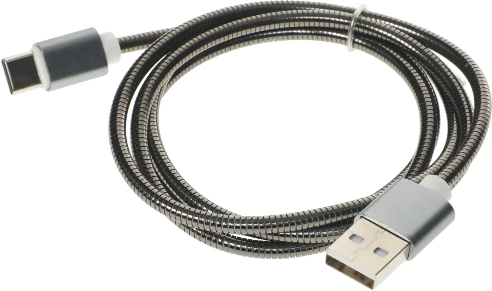 Кабель Premier 5-933M2 1.0BK USB m-USB Type-C m 1м черный пакет - фото 2