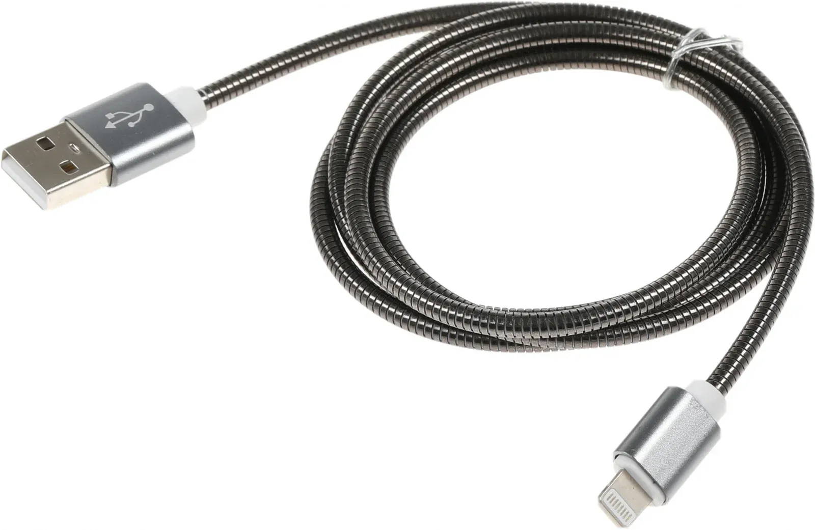 Кабель Premier 6-703M2 1.0BK USB m-Lightning m 1м черный пакет - фото 3