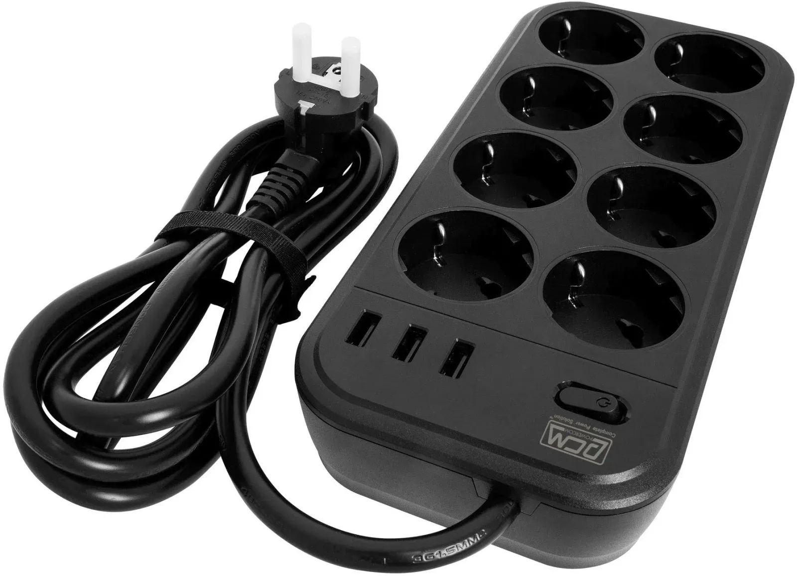 Аксессуары POWERCOM SP-08 USB03AB 3,0М черный - фото 2