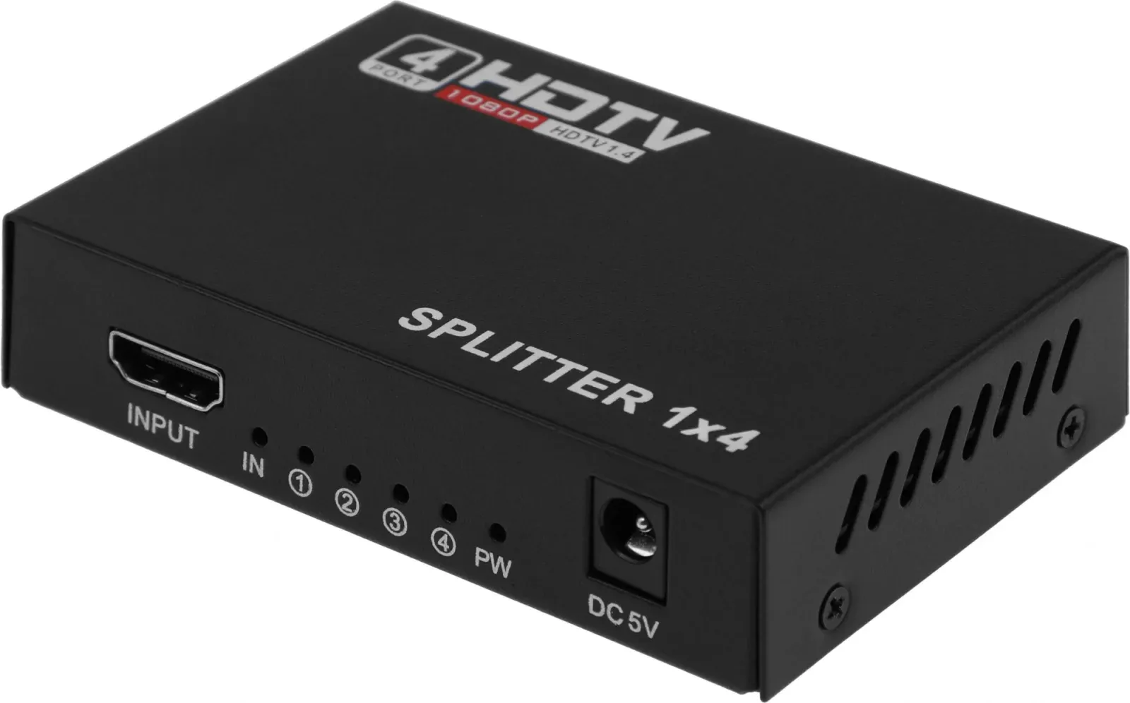Сплиттер аудио-видео Premier 5-872-4 HDMI f/4xHDMI f черный - фото 3