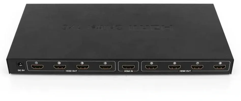 Сплиттер аудио-видео Premier 5-872-8 HDMI f/8xHDMI f черный - фото 6