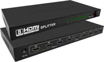 Сплиттер аудио-видео Premier 5-872-8 HDMI f/8xHDMI f черный - фото 7