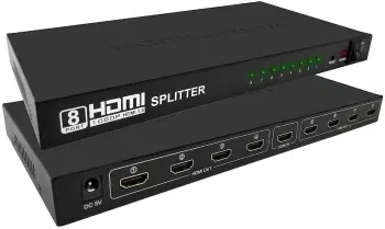 Сплиттер аудио-видео Premier 5-872-8 HDMI f/8xHDMI f черный - фото 8