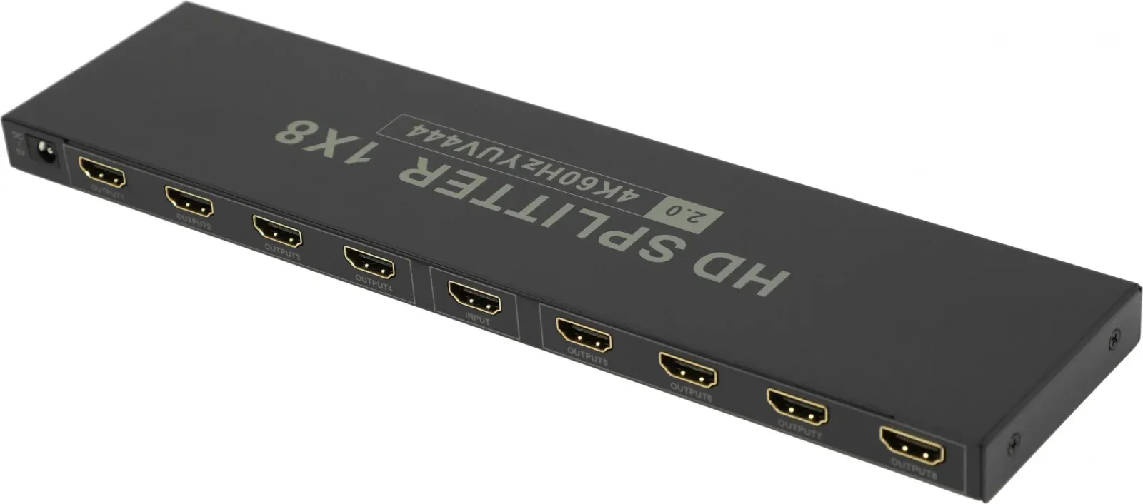 Сплиттер аудио-видео Premier 5-872-8V2 HDMI f/8xHDMI f черный - фото 4