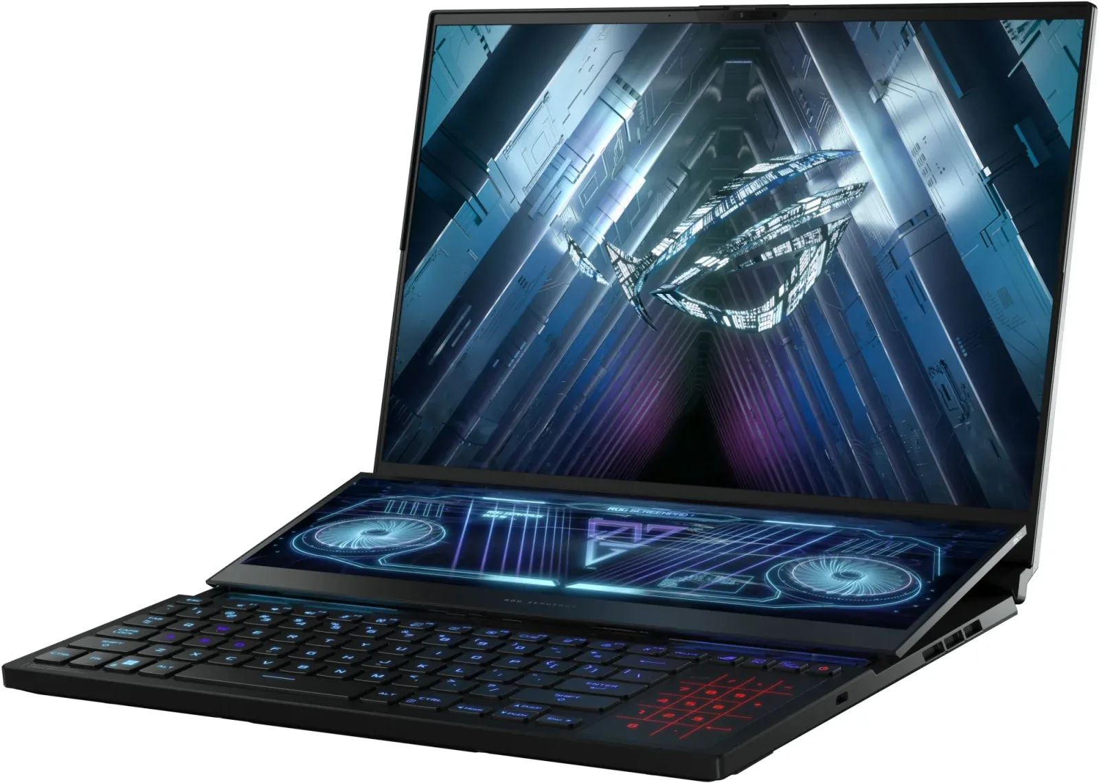 Ноутбук Asus ROG Zephyrus Duo 16 GX650PY-NM083W Ryzen 9 7945HX 32Gb SSD2Tb NVIDIA GeForce RTX4090 16Gb 16 IPS WQXGA 2560x1600 Windows 11 Home black WiFi BT Cam 90NR0BI1-M004V0 - фото 2