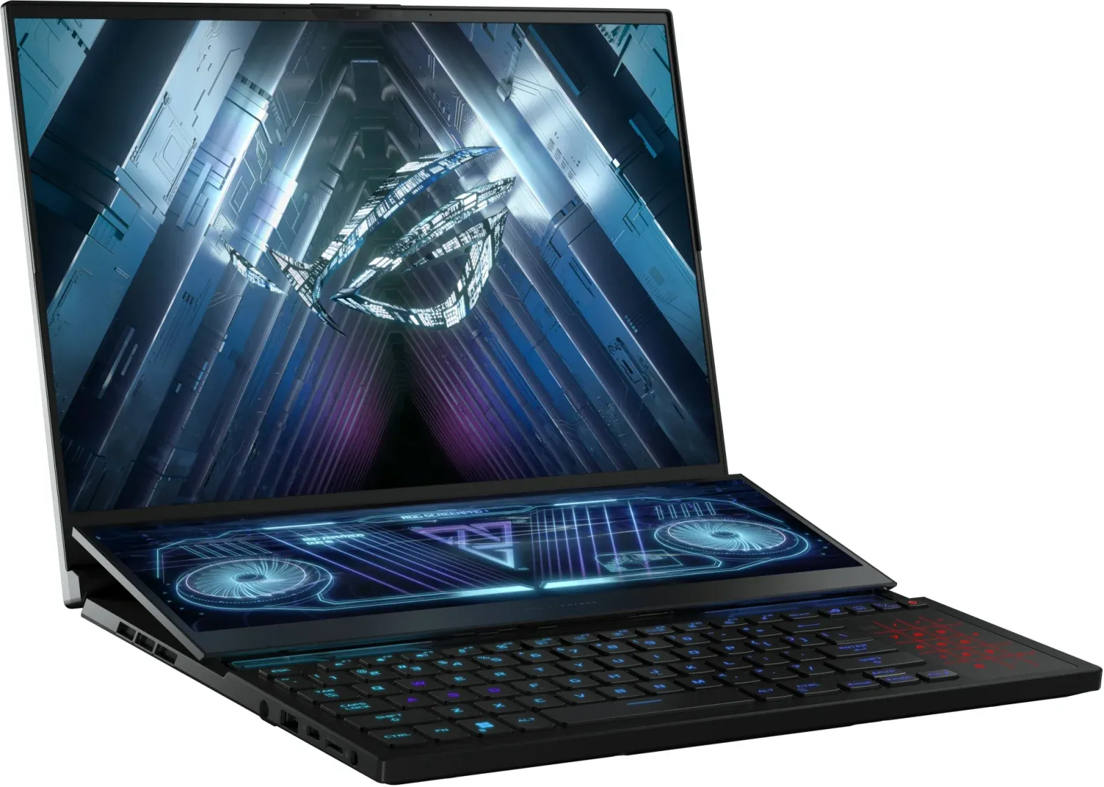Ноутбук Asus ROG Zephyrus Duo 16 GX650PY-NM083W Ryzen 9 7945HX 32Gb SSD2Tb NVIDIA GeForce RTX4090 16Gb 16 IPS WQXGA 2560x1600 Windows 11 Home black WiFi BT Cam 90NR0BI1-M004V0 - фото 3