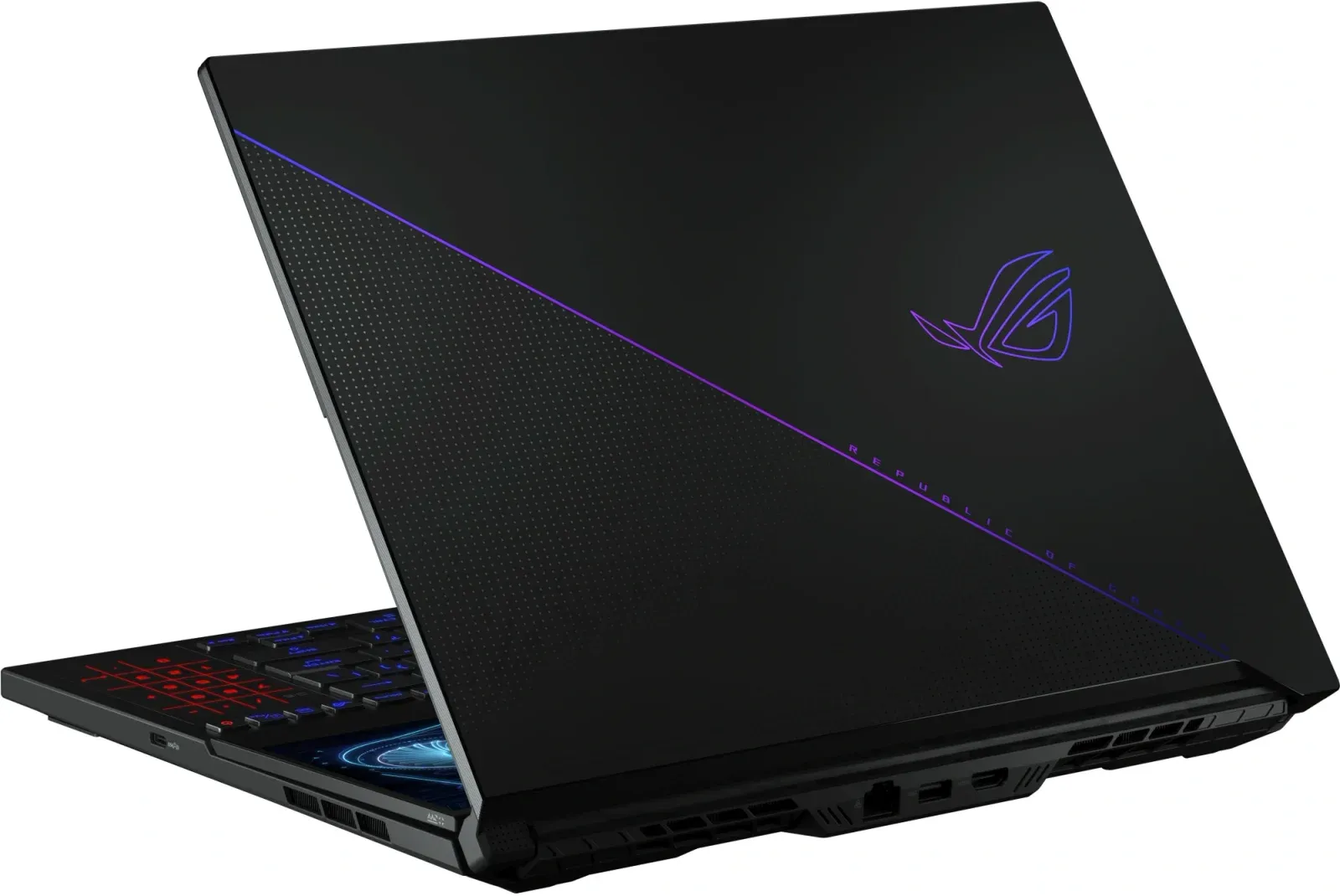 Ноутбук Asus ROG Zephyrus Duo 16 GX650PY-NM083W Ryzen 9 7945HX 32Gb SSD2Tb NVIDIA GeForce RTX4090 16Gb 16 IPS WQXGA 2560x1600 Windows 11 Home black WiFi BT Cam 90NR0BI1-M004V0 - фото 8