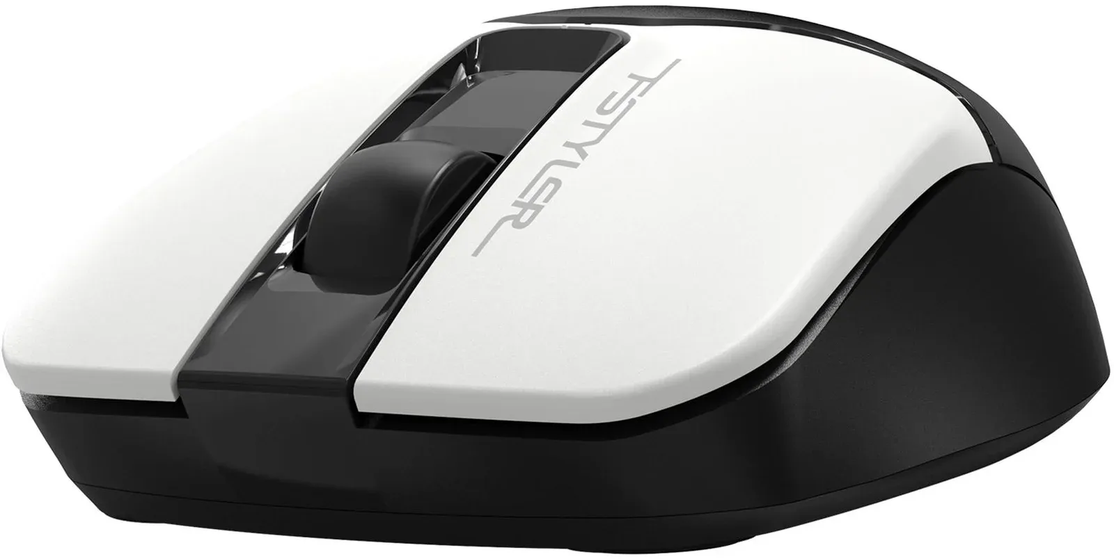 Мышь A4Tech Fstyler FB12S черный/белый оптическая 1200dpi silent беспров. BT/Radio USB 2but FB12S USB PANDA - фото 5