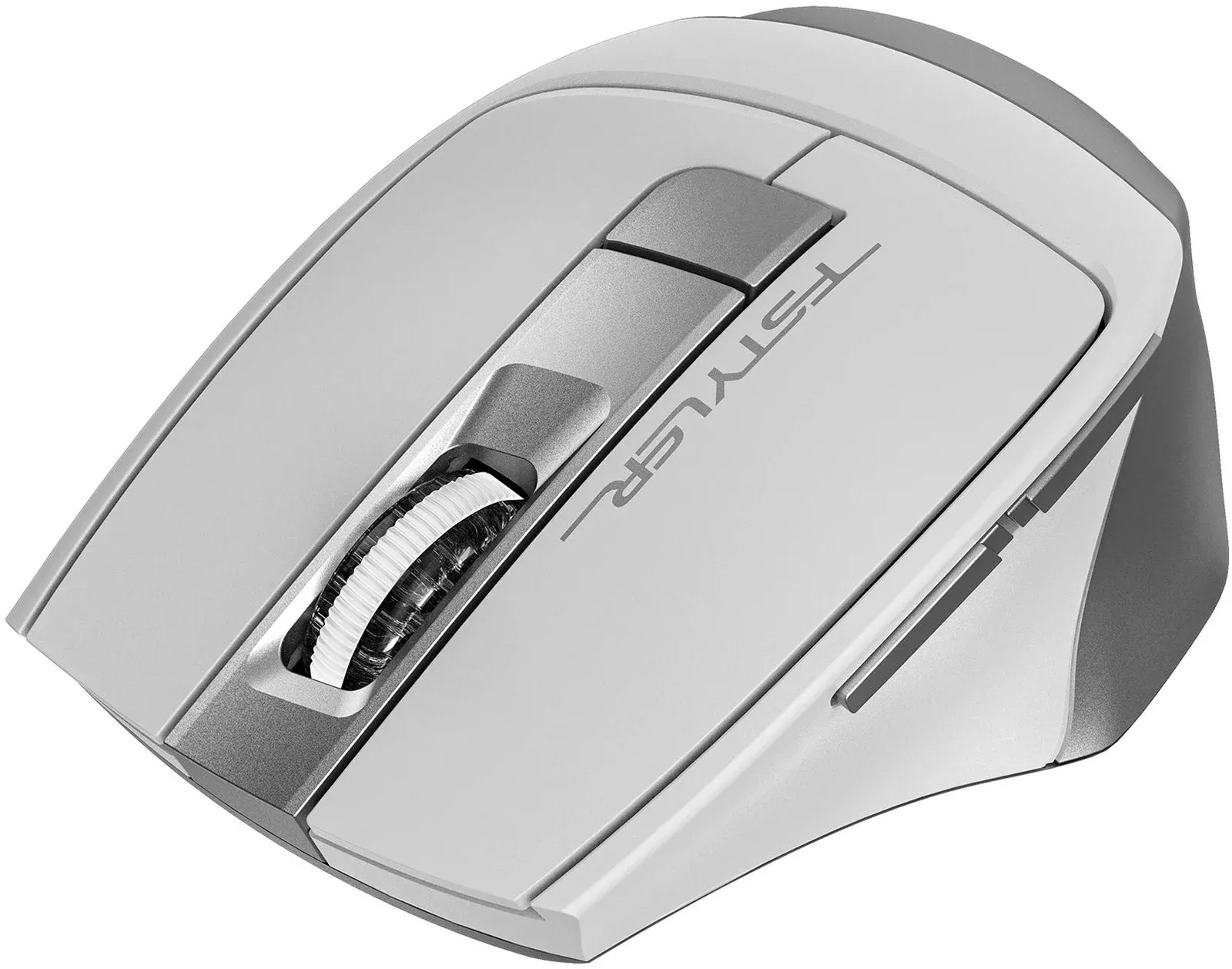 Мышь A4Tech Fstyler FB35S белый/серый оптическая 2000dpi беспров. BT/Radio USB для ноутбука 5but FB35S USB ICY WHITE - фото 5