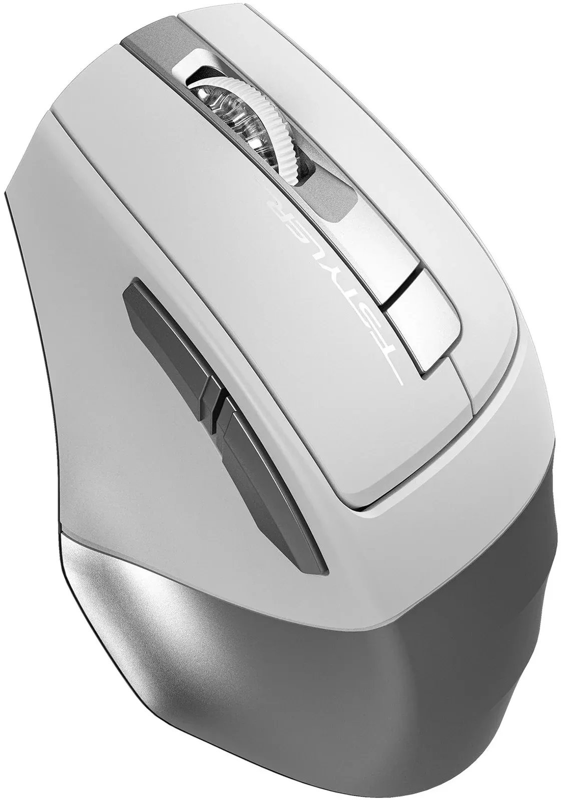Мышь A4Tech Fstyler FB35S белый/серый оптическая 2000dpi беспров. BT/Radio USB для ноутбука 5but FB35S USB ICY WHITE - фото 7