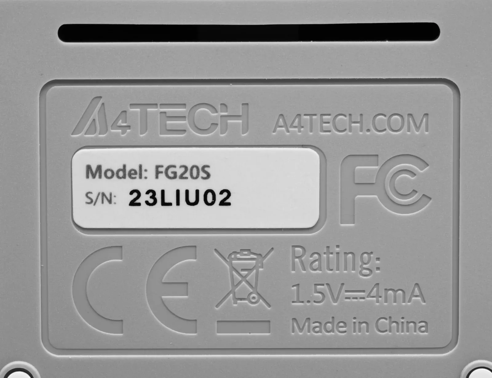 Мышь A4Tech Fstyler FG20S белый/серый оптическая 2000dpi silent беспров. USB для ноутбука 3but FG20S USB WHITE - фото 2