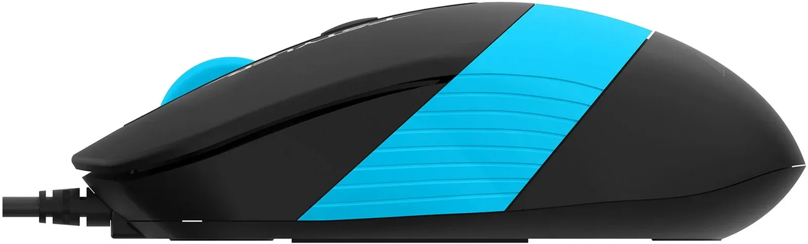 Мышь A4Tech Fstyler FM10S черный/синий оптическая 1600dpi silent USB 3but FM10S USB BLUE - фото 4