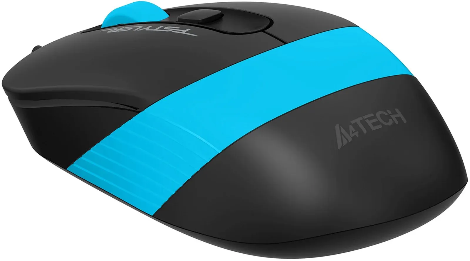 Мышь A4Tech Fstyler FM10S черный/синий оптическая 1600dpi silent USB 3but FM10S USB BLUE - фото 6
