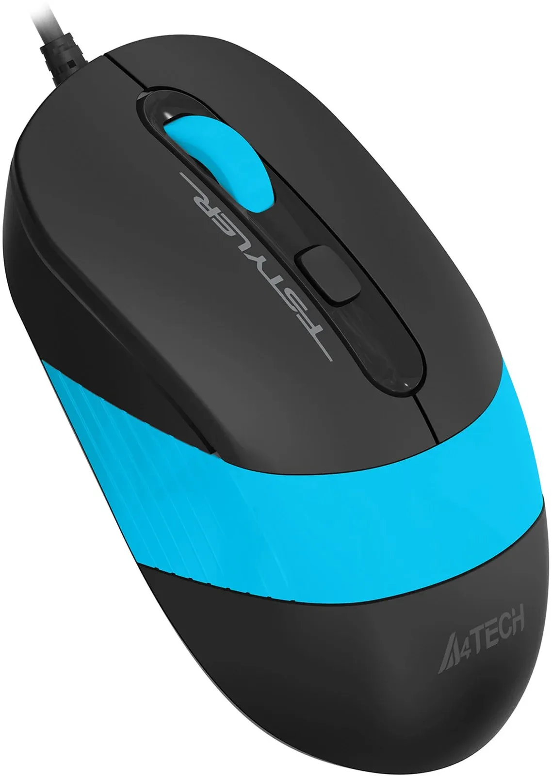Мышь A4Tech Fstyler FM10S черный/синий оптическая 1600dpi silent USB 3but FM10S USB BLUE - фото 7