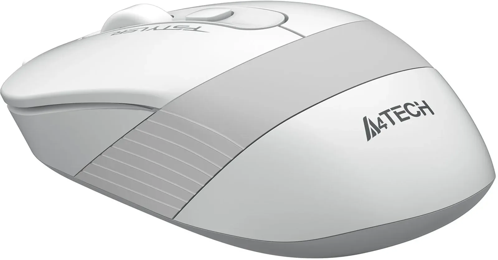 Мышь A4Tech Fstyler FM10S белый/серый оптическая 1600dpi silent USB 3but FM10S USB WHITE - фото 5