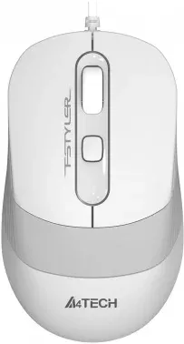 Мышь A4Tech Fstyler FM10S белый/серый оптическая 1600dpi silent USB 3but FM10S USB WHITE - фото 6