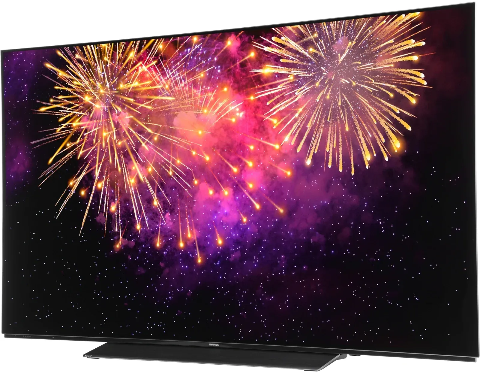 Телевизор OLED Hyundai 55 H-LED55OBU7700 Android TV Frameless черный/черный 4K Ultra HD 120Hz DVB-T DVB-T2 DVB-C DVB-S DVB-S2 USB WiFi Smart TV - фото 2