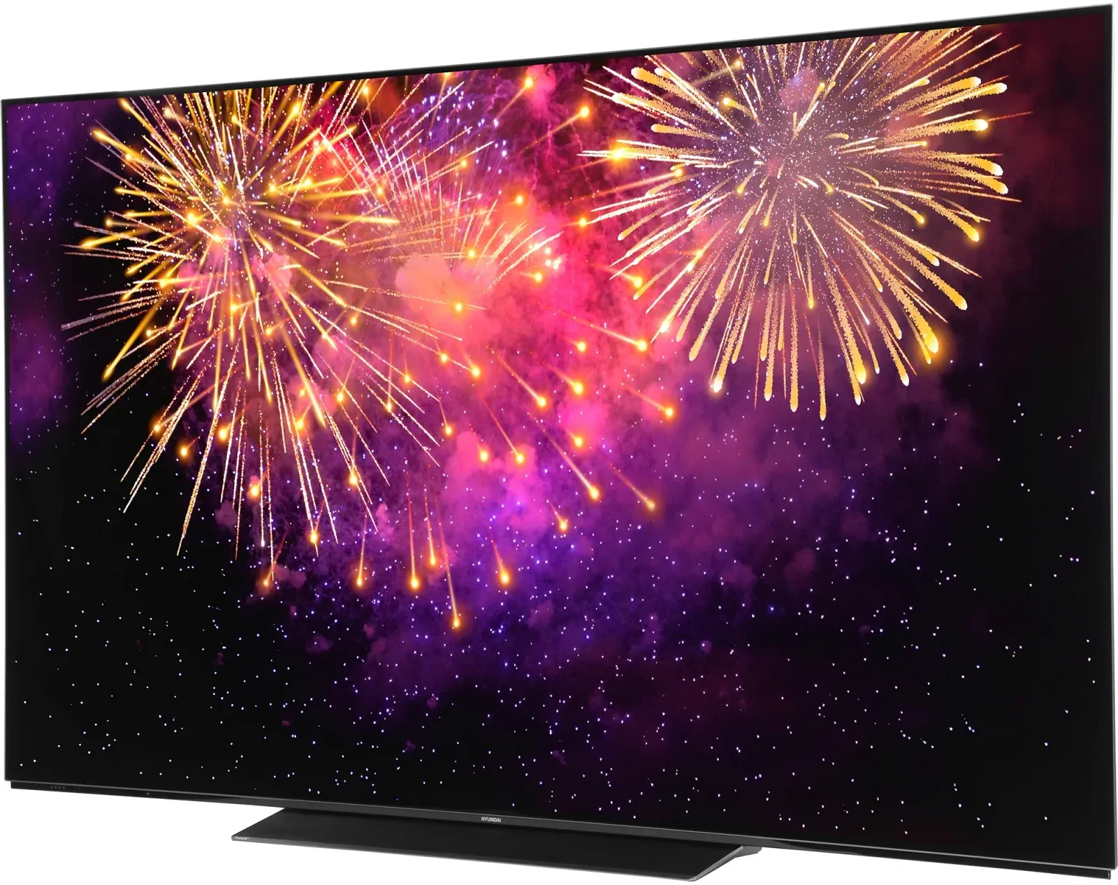 Телевизор OLED Hyundai 65 H-LED65OBU7700 Android TV Frameless черный/черный 4K Ultra HD 120Hz DVB-T DVB-T2 DVB-C DVB-S DVB-S2 USB WiFi Smart TV - фото 2