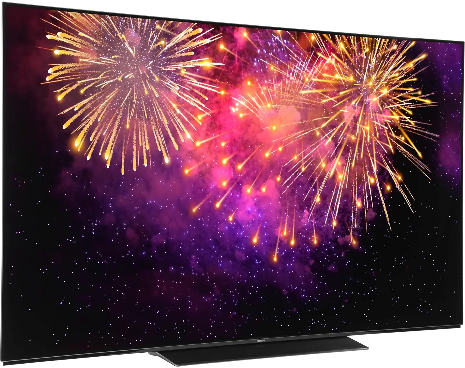 Телевизор OLED Hyundai 65 H-LED65OBU7700 Android TV Frameless черный/черный 4K Ultra HD 120Hz DVB-T DVB-T2 DVB-C DVB-S DVB-S2 USB WiFi Smart TV - фото 3