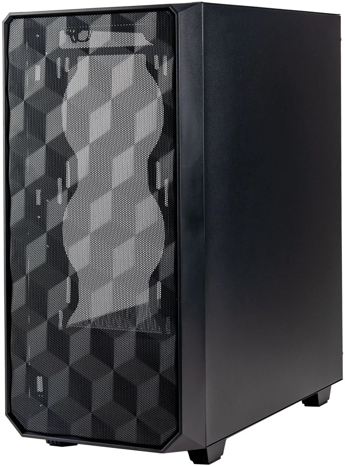 Корпус Hiper BH34-1 черный без БП ATX 5x120mm 2x140mm 2x200mm 1xUSB3.0 audio bott PSU - фото 3