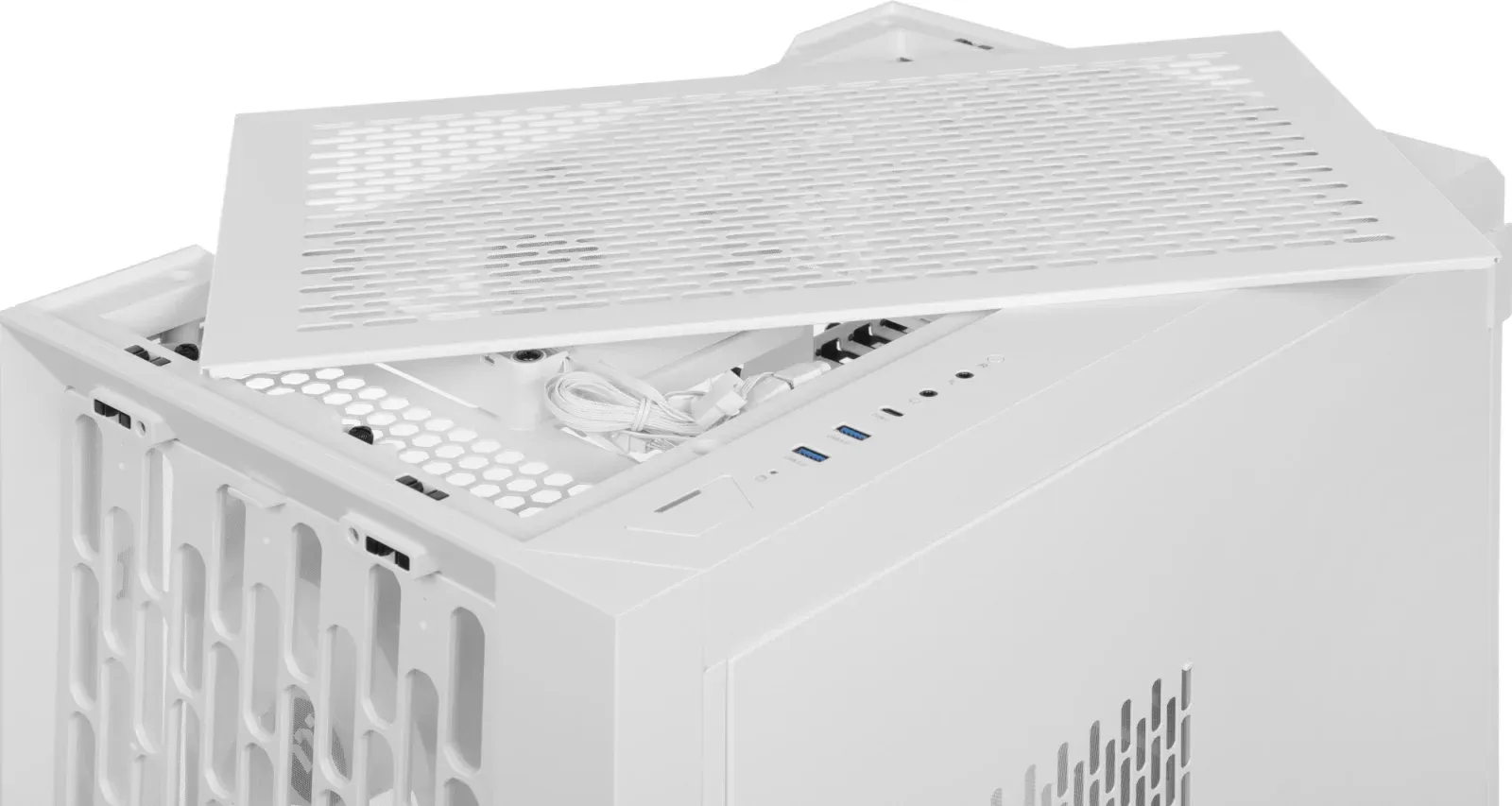Корпус Thermaltake CTE C700 TG ARGB белый без БП ATX 12x120mm 8x140mm 2x200mm 2xUSB3.0 audio bott PSU - фото 8