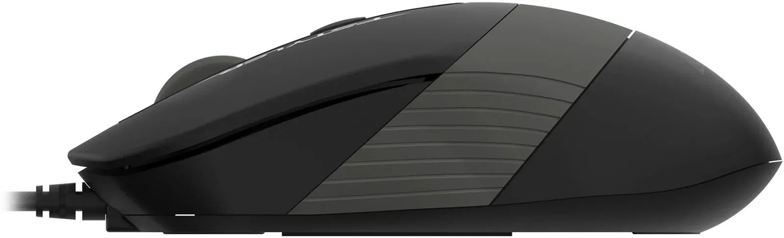 Мышь A4Tech Fstyler FM10ST серый/черный оптическая 1600dpi silent USB для ноутбука 3but FM10ST GREY - фото 2