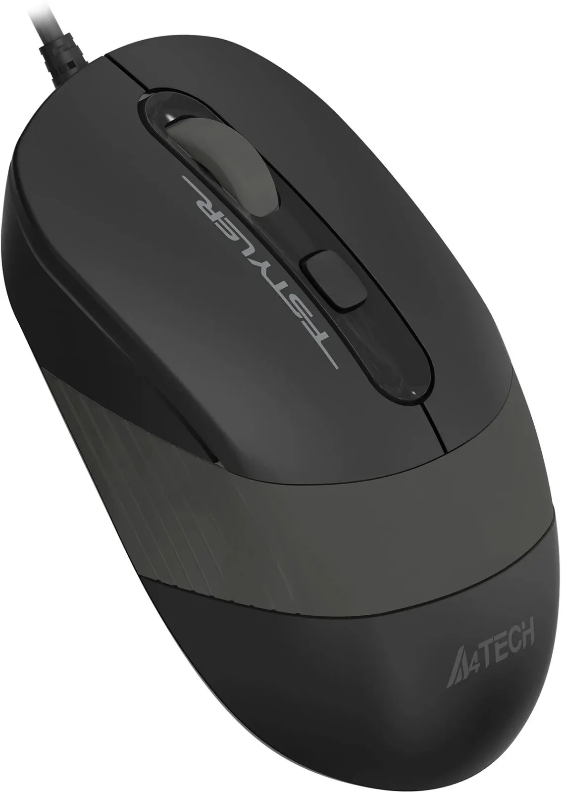 Мышь A4Tech Fstyler FM10ST серый/черный оптическая 1600dpi silent USB для ноутбука 3but FM10ST GREY - фото 7