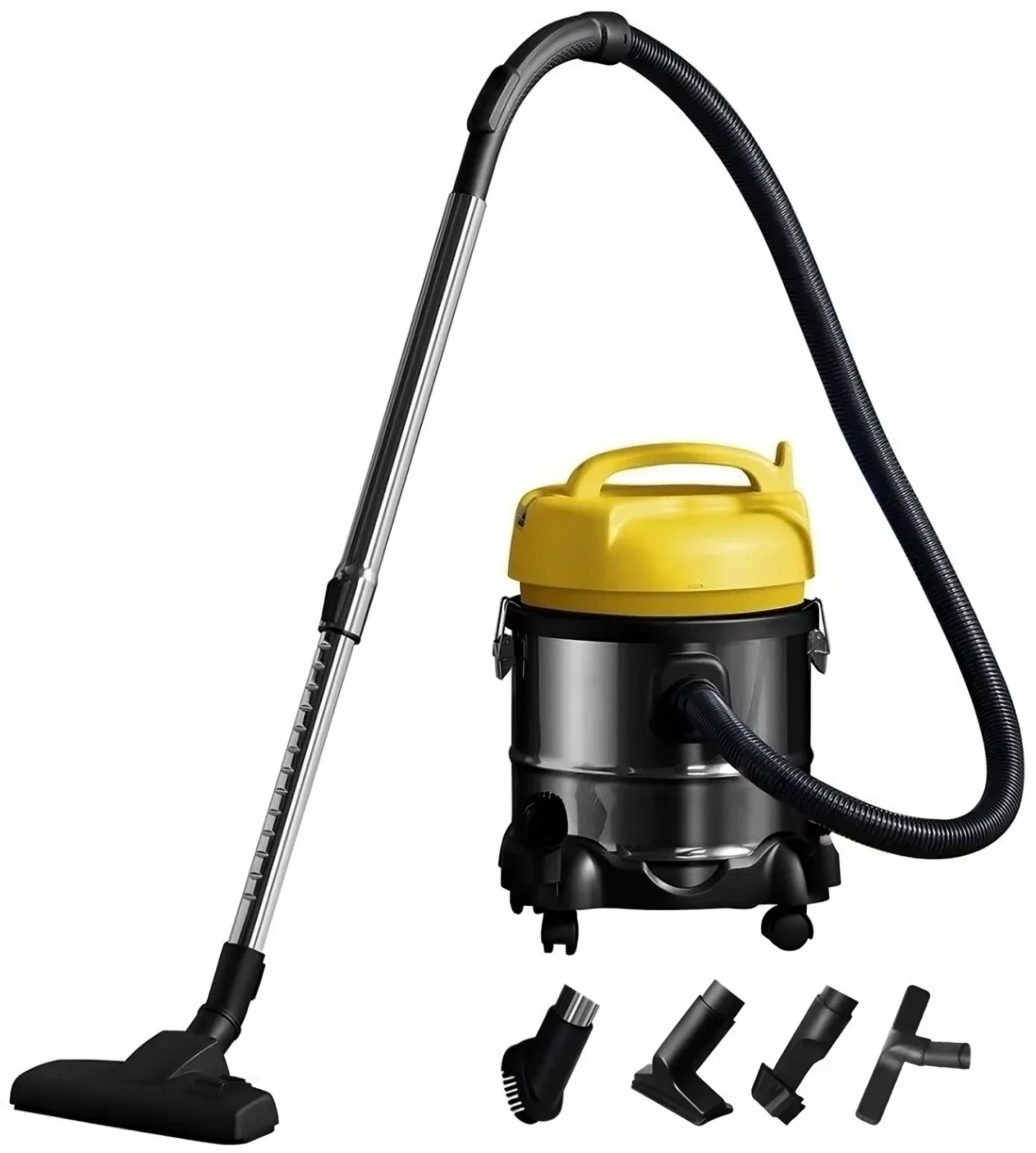 Пылесос Deerma DEM-TJ150W 1400Вт желтый/серебристый в компл.:1мешок