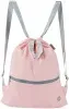 СумкаДА Ninetygo MANHATTAN TYVEK DRAWSTRING 2117 40x45 5л. 0.22кг. полиэстер розовый, 5 л - фото 6