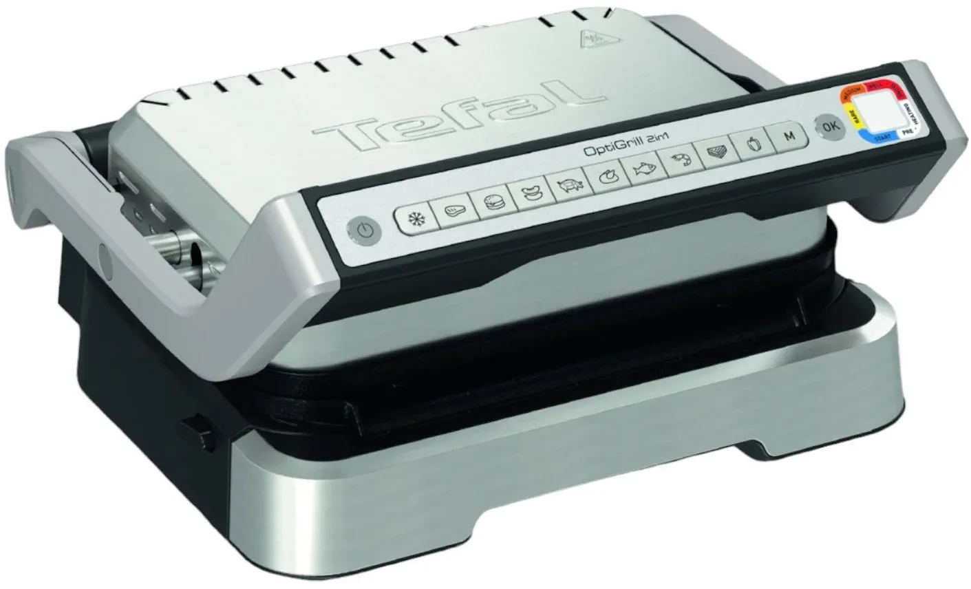 Электрогриль Tefal Optigrill GC772D30 2100Вт серый/черный - фото 1