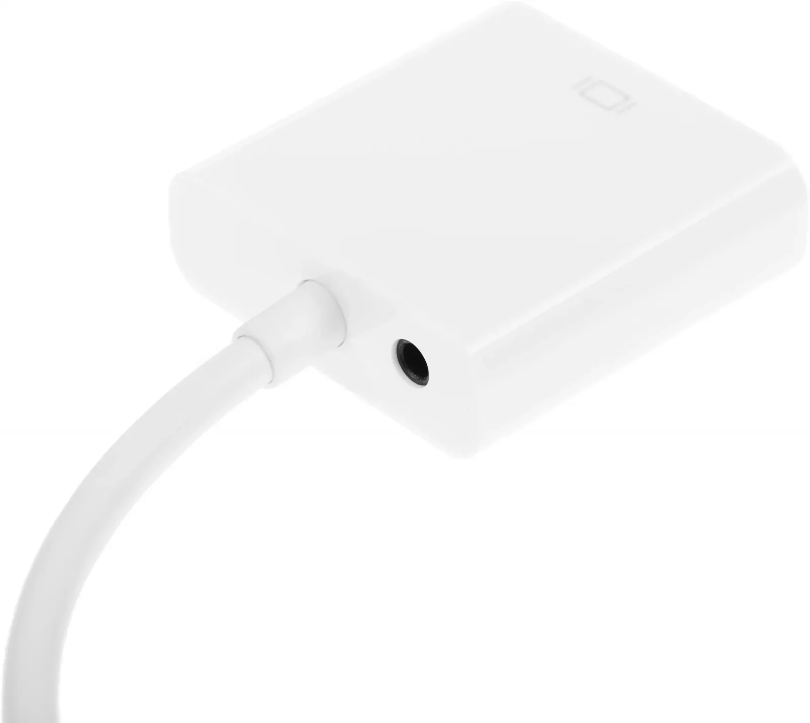 Переходник аудио-видео Premier 5-983 HDMI m/VGA f/Jack 3.5 f 0.15м. белый - фото 5