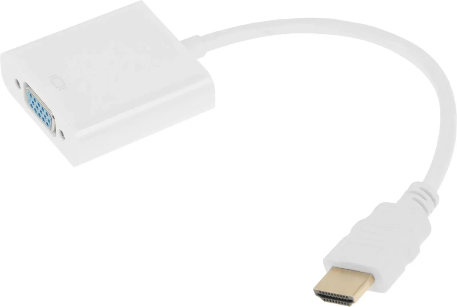 Переходник видео Premier 5-983B HDMI m/VGA f 0.15м. белый - фото 3