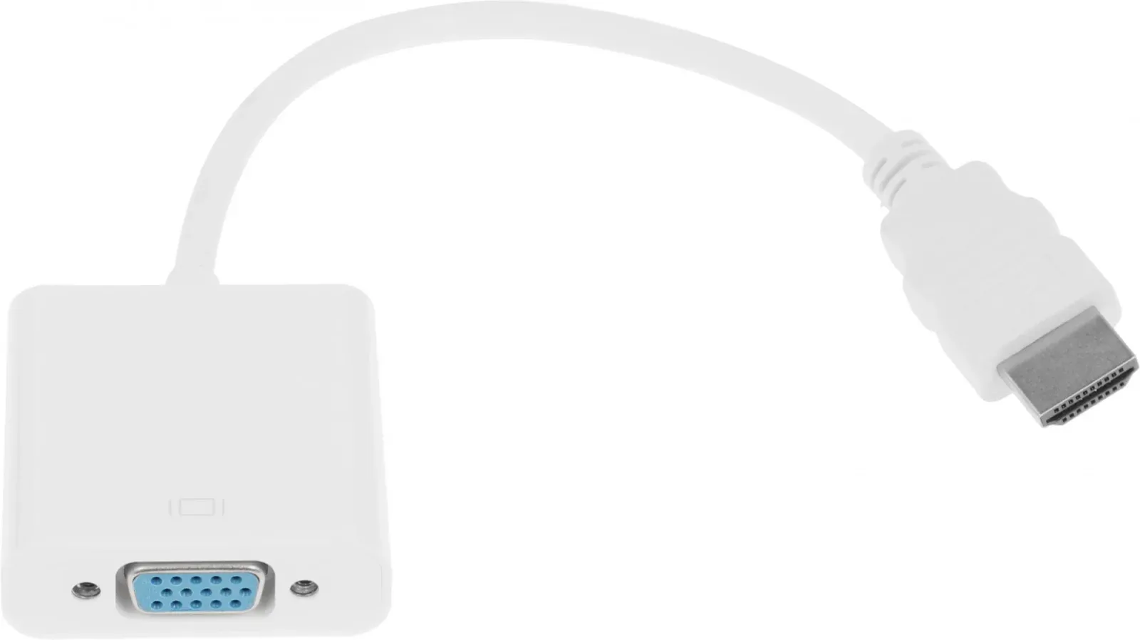 Переходник видео Premier 5-983B HDMI m/VGA f 0.15м. белый - фото 4