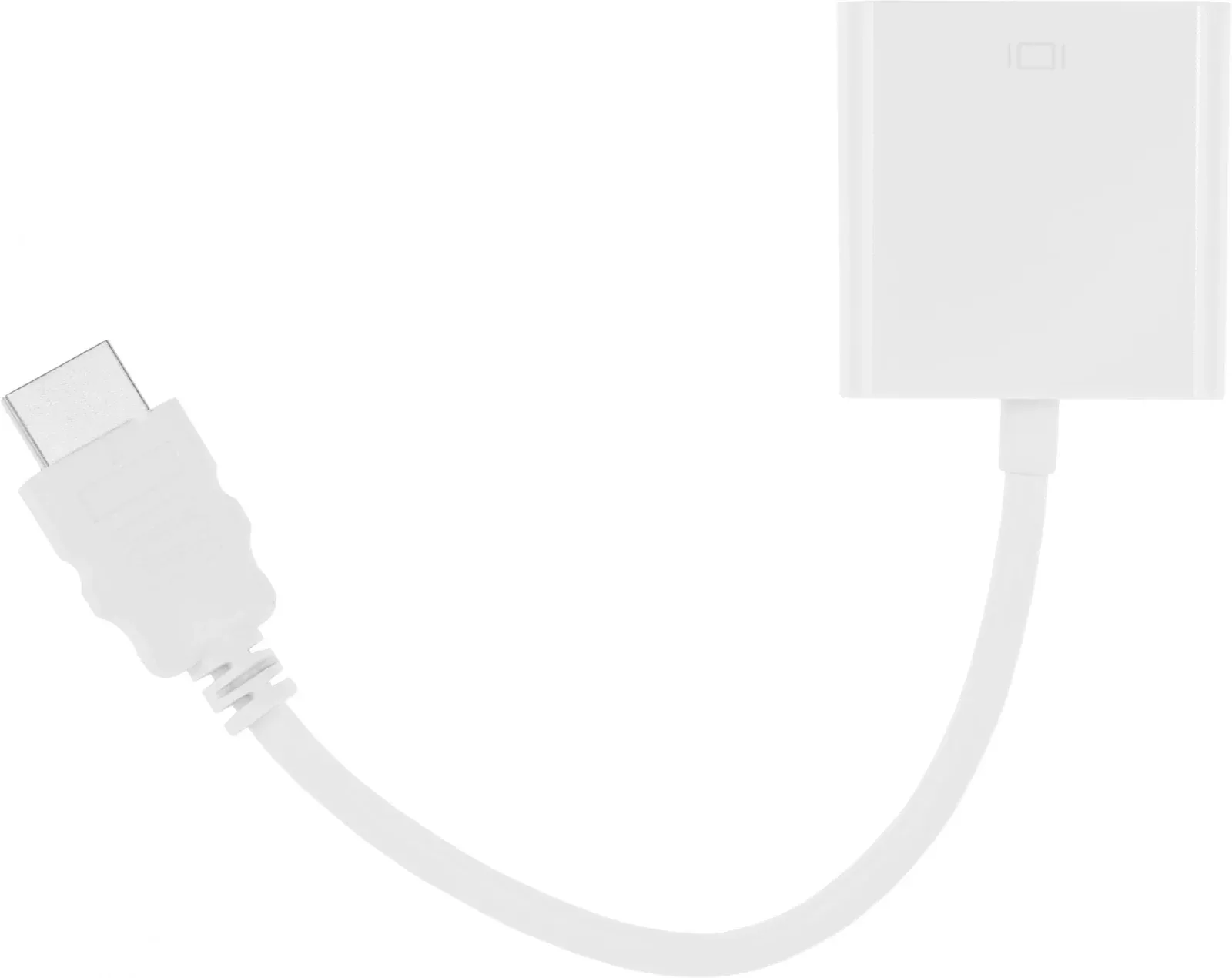Переходник видео Premier 5-983B HDMI m/VGA f 0.15м. белый - фото 5