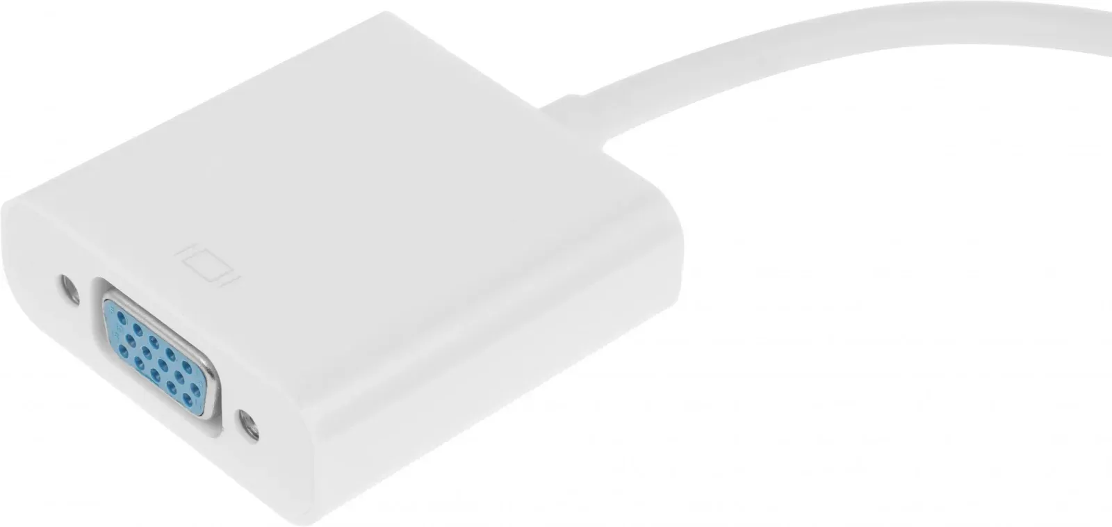 Переходник видео Premier 5-983B HDMI m/VGA f 0.15м. белый - фото 7
