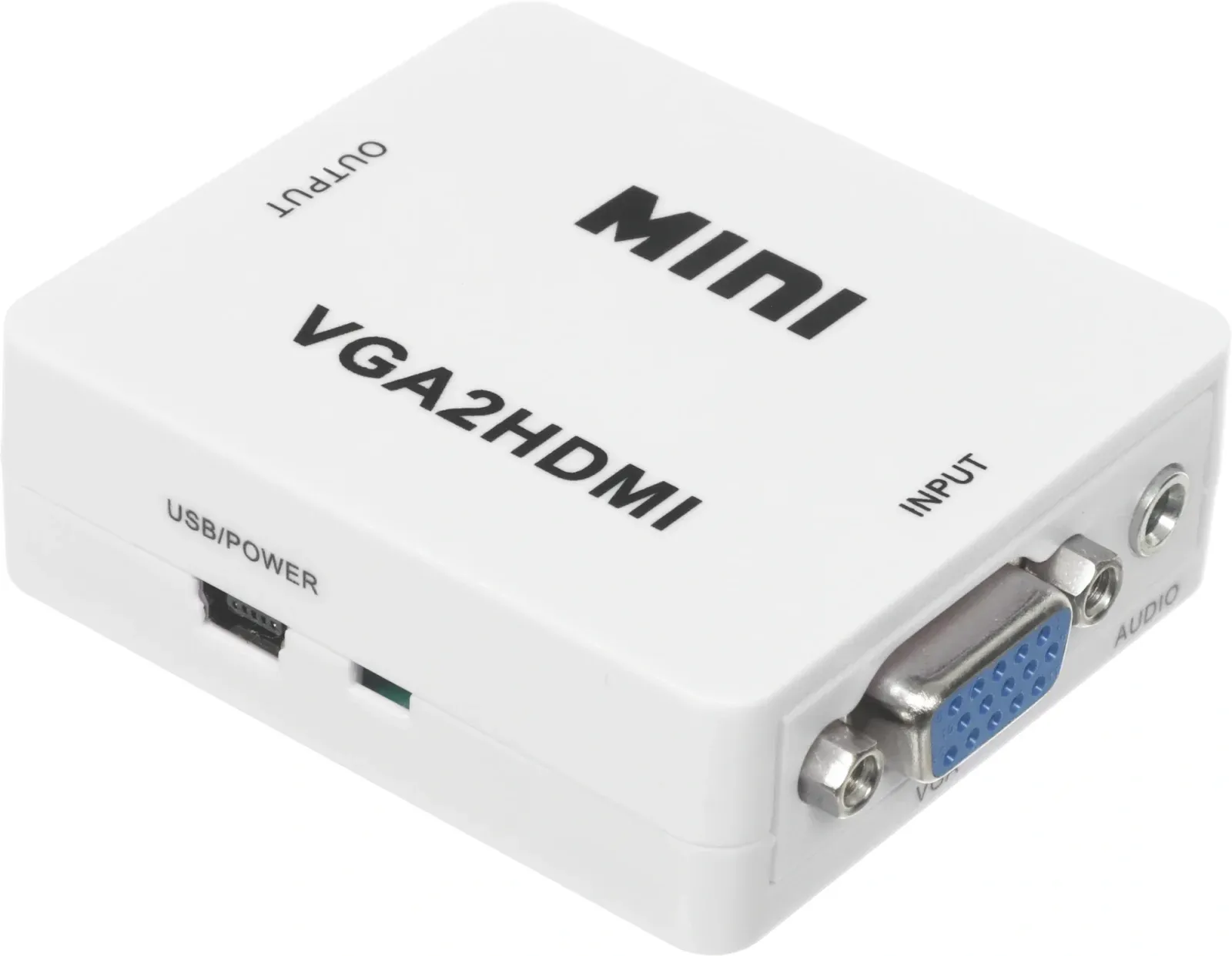 Переходник аудио-видео Premier 5-982 VGA f/HDMI f/Jack 3.5 m белый - фото 4