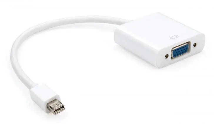 Переходник видео Premier 6-912 miniDisplayport m/VGA f 0.15м. белый - фото 2