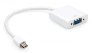 Переходник видео Premier 6-912 miniDisplayport m/VGA f 0.15м. белый - фото 6