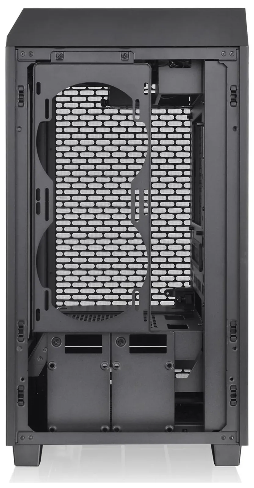 Корпус Thermaltake The Tower 200 черный без БП miniITX 6x120mm 4x140mm 2xUSB3.0 audio bott PSU - фото 6
