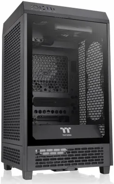 Корпус Thermaltake The Tower 200 черный без БП miniITX 6x120mm 4x140mm 2xUSB3.0 audio bott PSU - фото 7