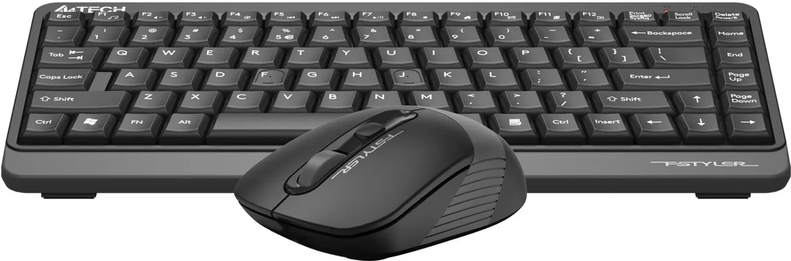 Клавиатура + мышь A4Tech Fstyler FGS1110Q клав:черный/серый мышь:черный/серый USB беспроводная Multimedia - фото 5