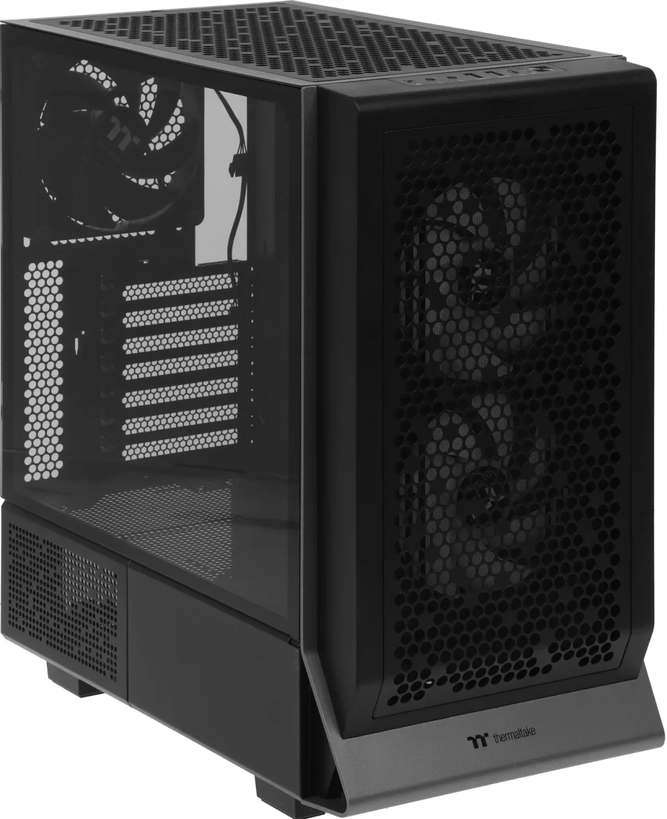 Корпус Thermaltake Ceres 300 TG ARGB черный без БП ATX 7x140mm 5x180mm 2xUSB3.0 audio bott PSU - фото 5