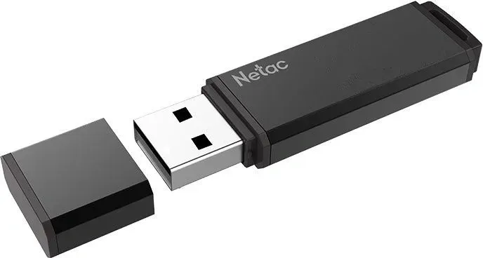 Флеш Диск Netac 16Gb U351 NT03U351N-016G-20BK USB2.0 серый, 16 ГБ - фото 2