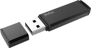 Флеш Диск Netac 16Gb U351 NT03U351N-016G-20BK USB2.0 серый, 16 ГБ - фото 6