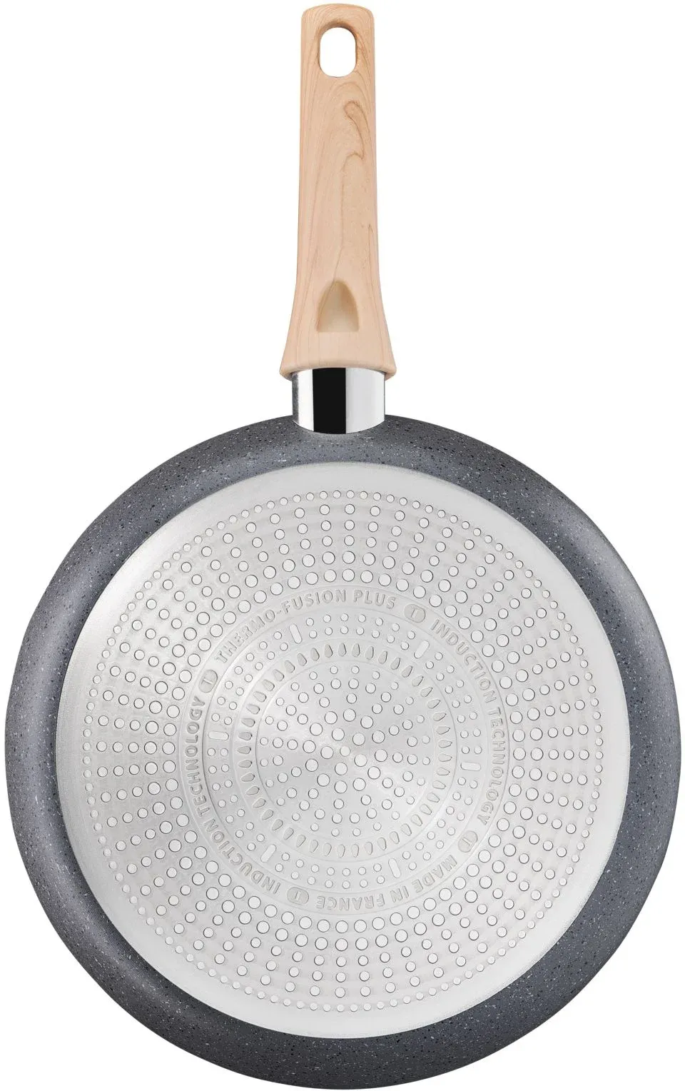 Сковорода Tefal Natural Force G2660772 круглая 30см покрытие: Mineralia+ non-stick ручка несъемная без крышки серый 2100118266 - фото 3