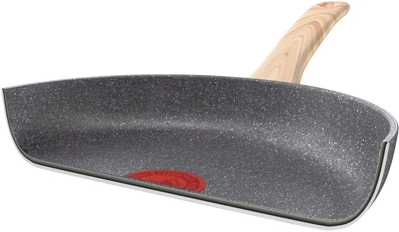 Сковорода Tefal Natural Force G2660772 круглая 30см покрытие: Mineralia+ non-stick ручка несъемная без крышки серый 2100118266 - фото 6