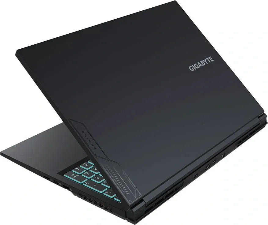 Ноутбук Gigabyte G6 Core i7 12650H 16Gb SSD512Gb NVIDIA GeForce RTX4060 8Gb 16 IPS FHD+ 1920x1200 FreeDOS black WiFi BT Cam KF-G3KZ853SD - фото 6